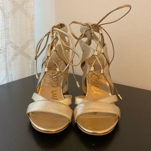 Sam Edelman Gold Sandals